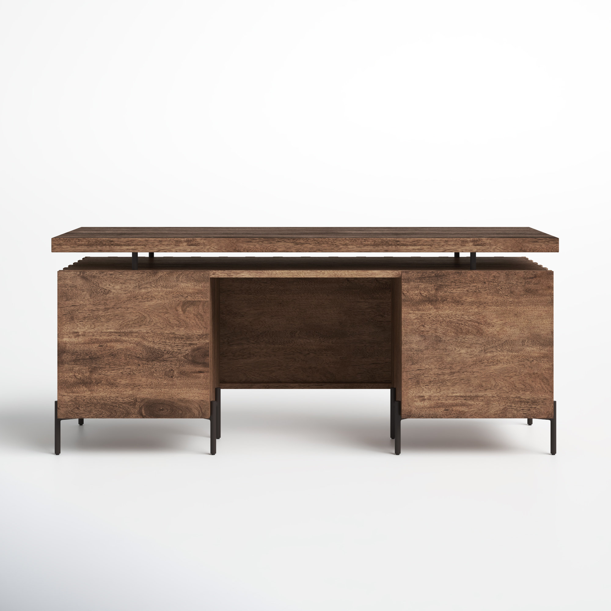 Joss Main Rori Solid Wood Credenza Desk Reviews Wayfair